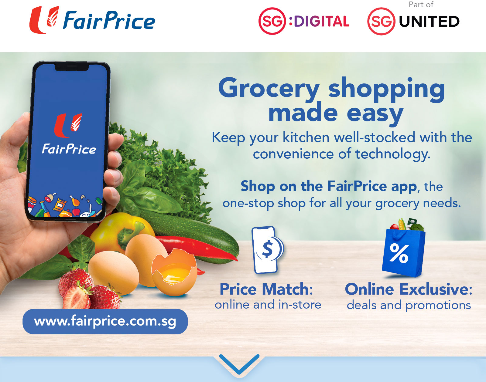 Seniors go digital - Grocery shopping made easy with FairPrice app
