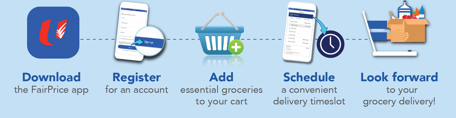 Seniors go digital - Grocery shopping made easy with FairPrice app in 5 easy steps