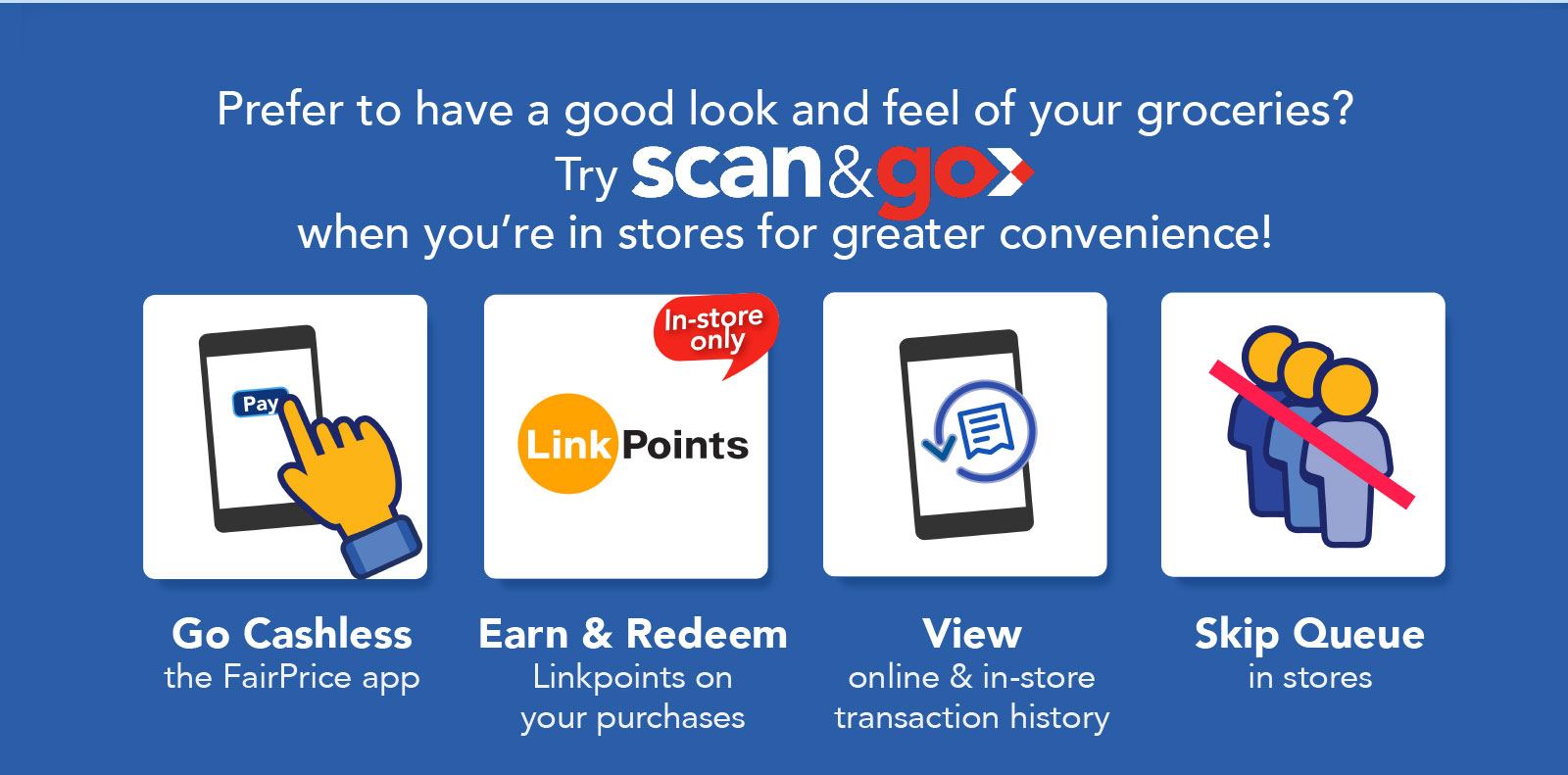 Seniors go digital - Grocery shopping made easy with FairPrice app and Scan & Go