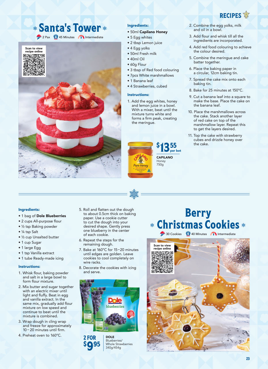 FairPrice Christmas Catalogue 2020 - Recipes