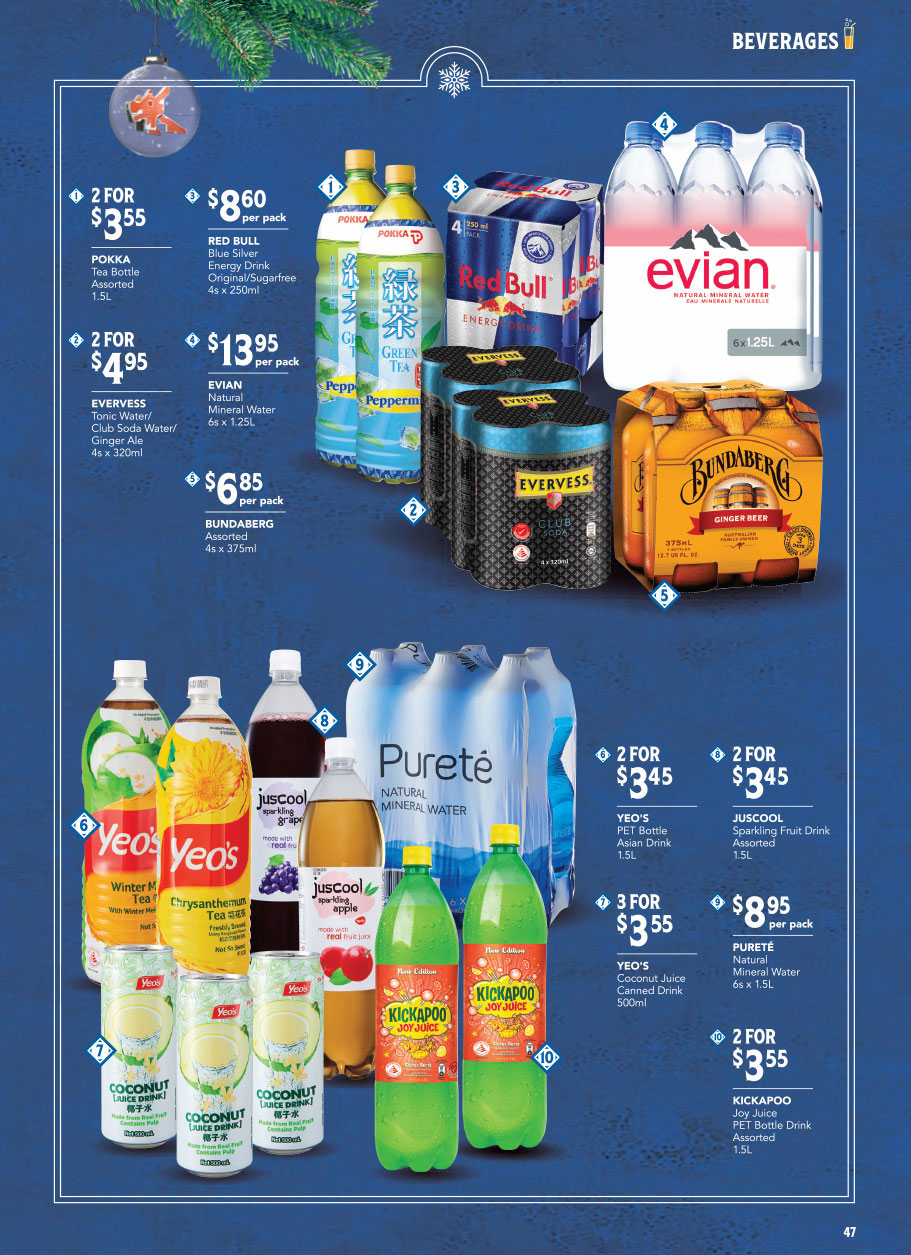 FairPrice Christmas Catalogue 2020 - Beverages