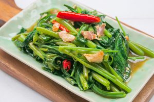 Stir Fry KangKong Recipe - a classic from Thailand that's loved by everyone