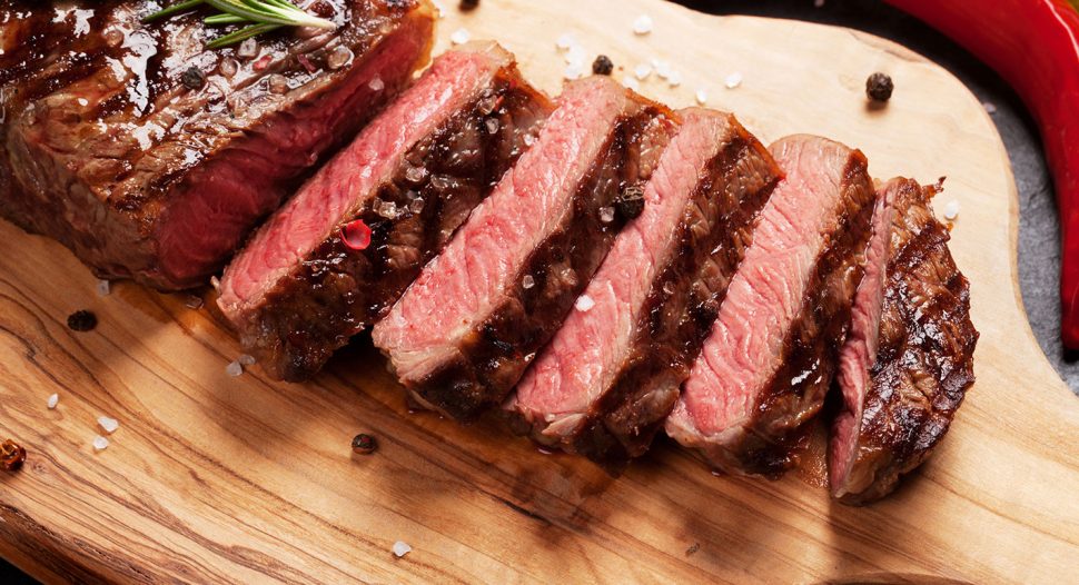 Easy and recommended Grilled Striploin Steak with Garlic Butter Mushroom Recipe