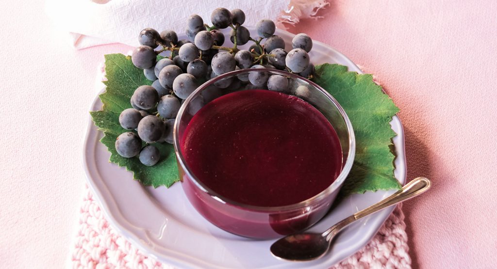 Refreshing Grape Pudding recipe