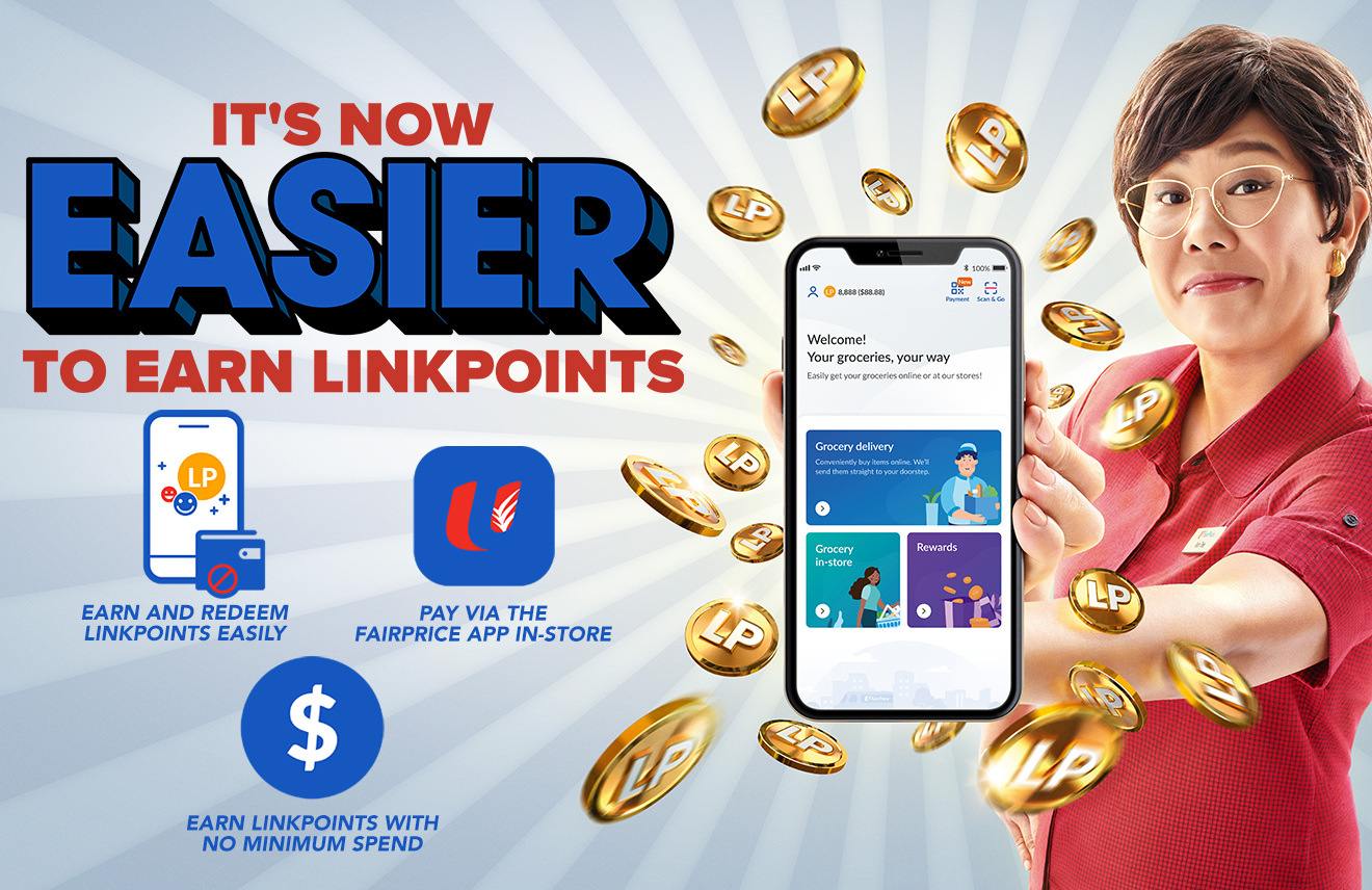 With the new FairPrice App - it's now easier to earn linkpoints and go cardless in-store