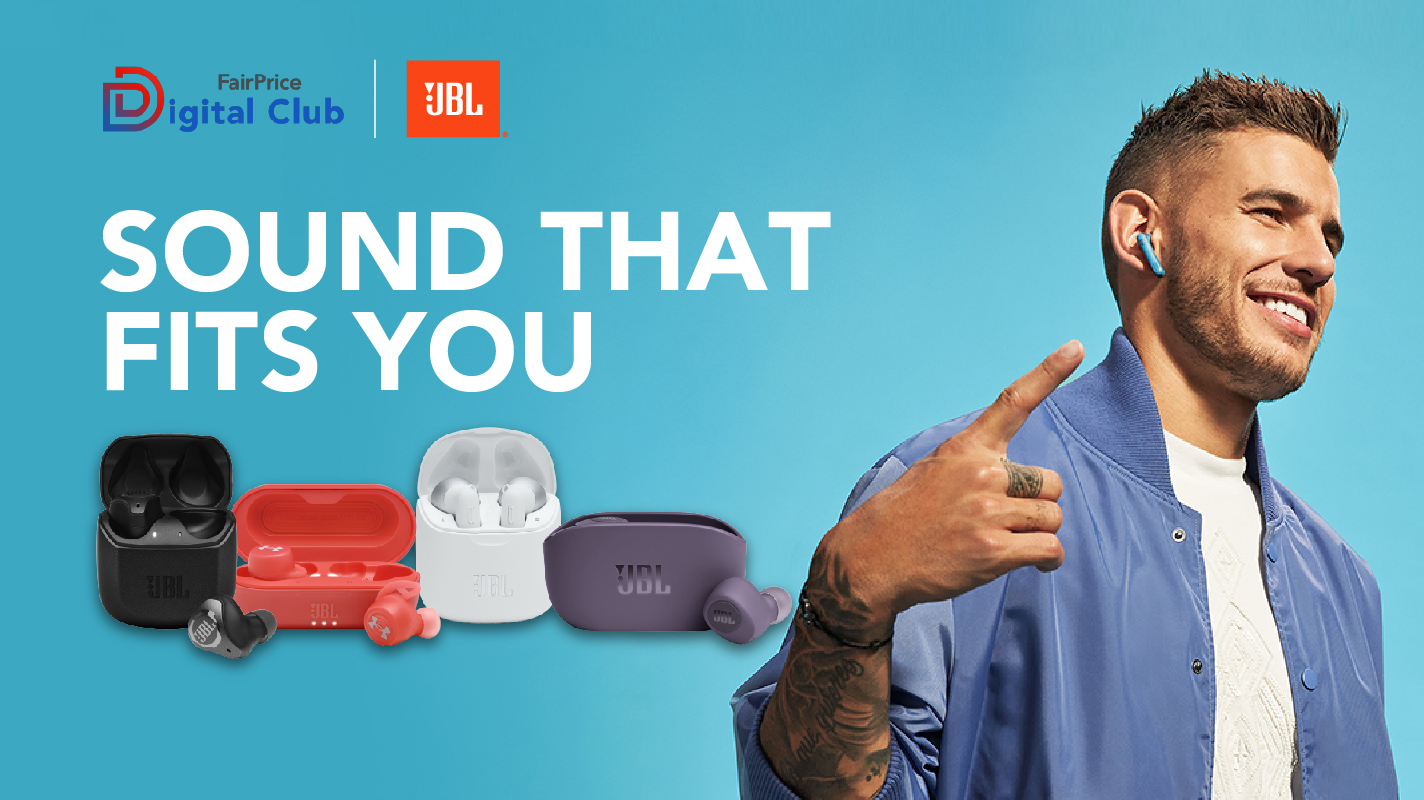 JBL and FairPrice Digital Club partnership - 25% Off Selected JBL Products