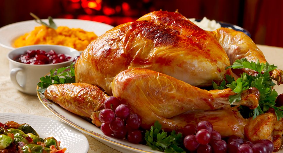 Traditional Roast Turkey with Cranberry Sauce recipe for you to try