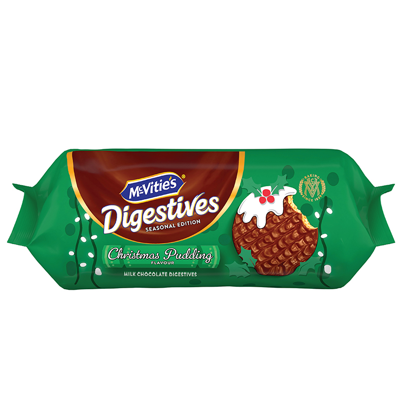 MCVITIE'S Digestives Christmas Pudding/ Ginger Bread/ Mince Pie 243g