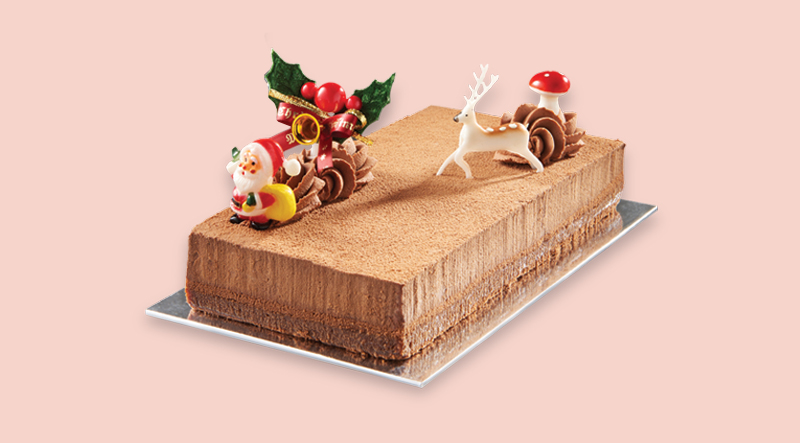 FairPrice Christmas Deli Online Order - MERRY ROYAL CHOCOLATE CRUNCHY CAKE