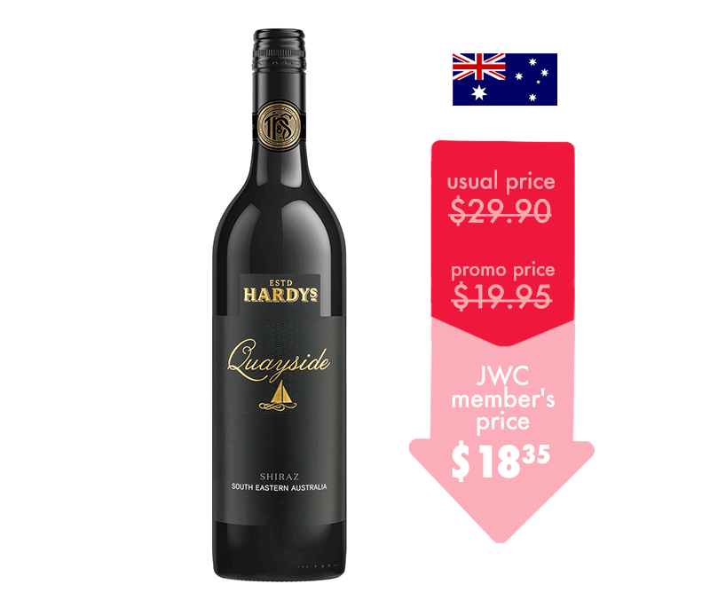Just Wine Club offer - HARDY’S QUAYSIDE CABERNET SAUVIGNON
