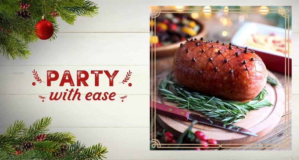 FairPrice Christmas Recipe - Christmas Ham with Sides