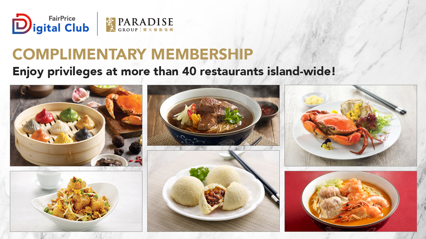 Paradise Group with FairPrice Digital Club partnership