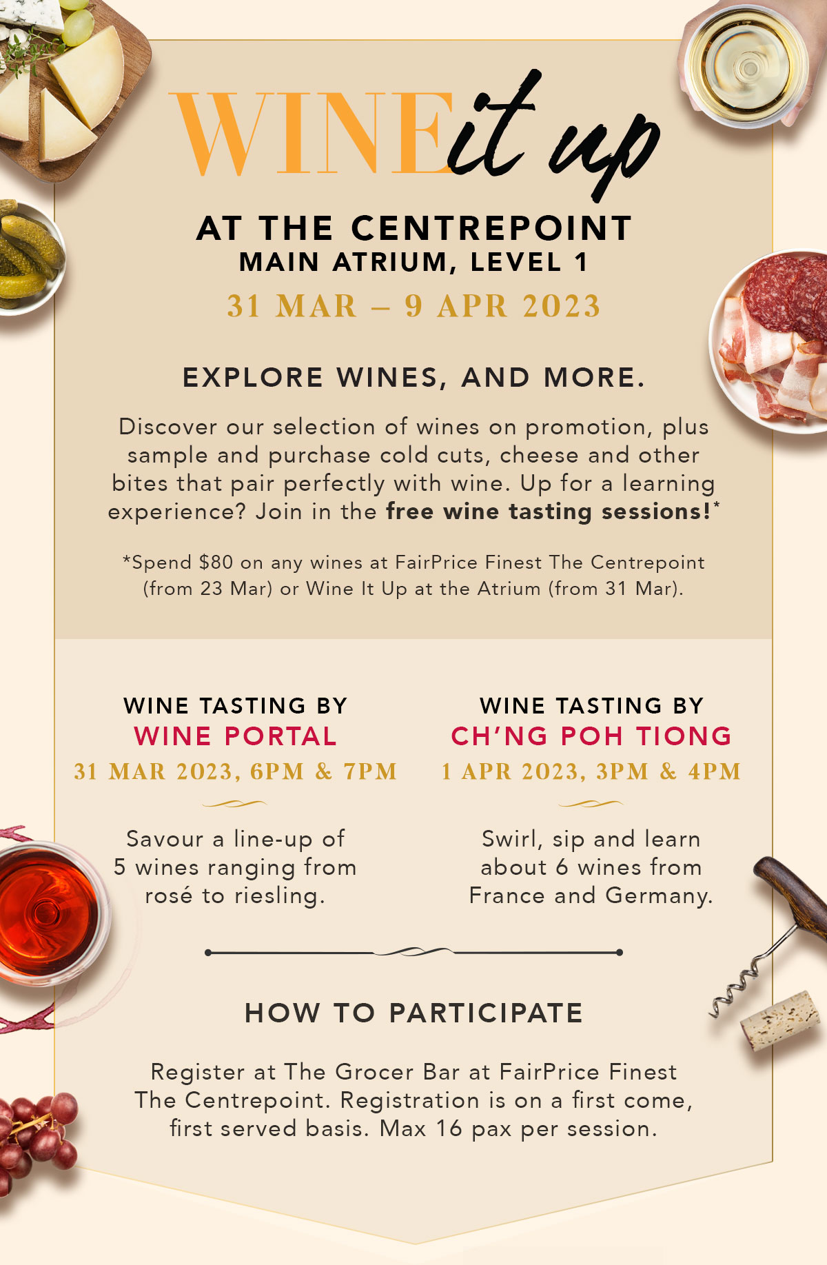 Wine It Up at The Centrepoint Main Atrium, Level 1