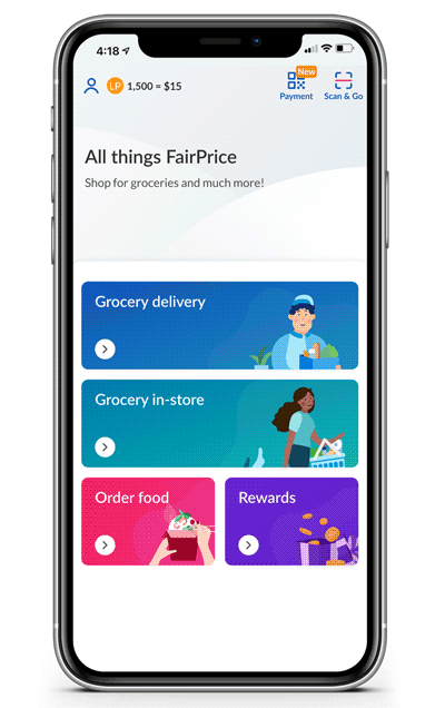 FairPrice app - Grocery in-store - Scan & Go