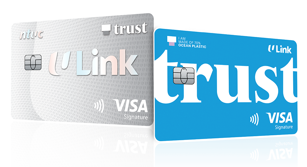 With Trust Credit Cards, you can enjoy up to 21% savings in Linkpoints on your FairPrice Group spend.