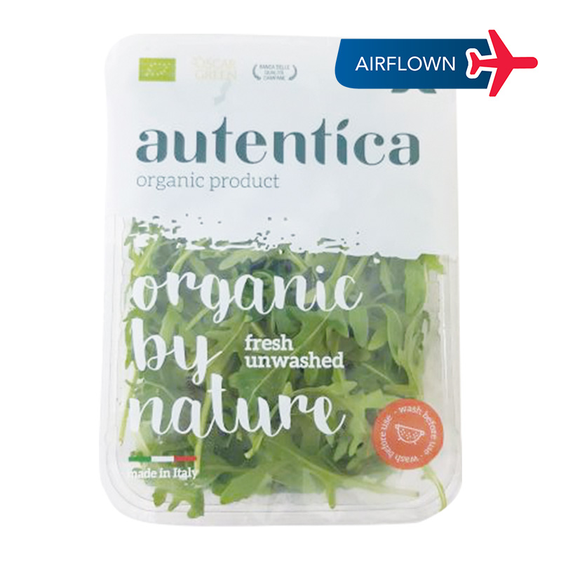 Autentica Organic Baby Spinach 125g; Autentica Organic Mesclun Mix 125g; Autentica Organic Wild Rocket 125g