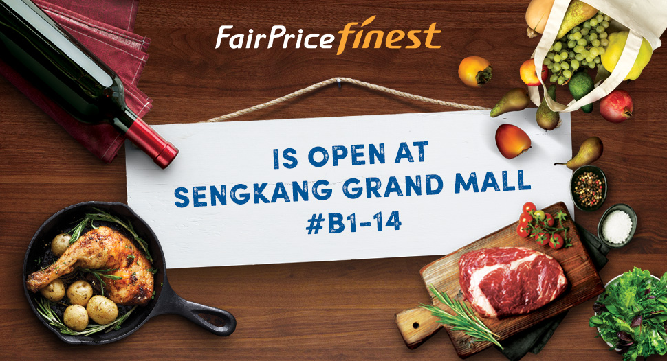 FairPrice Finest Sengkang Grand is now OPEN!