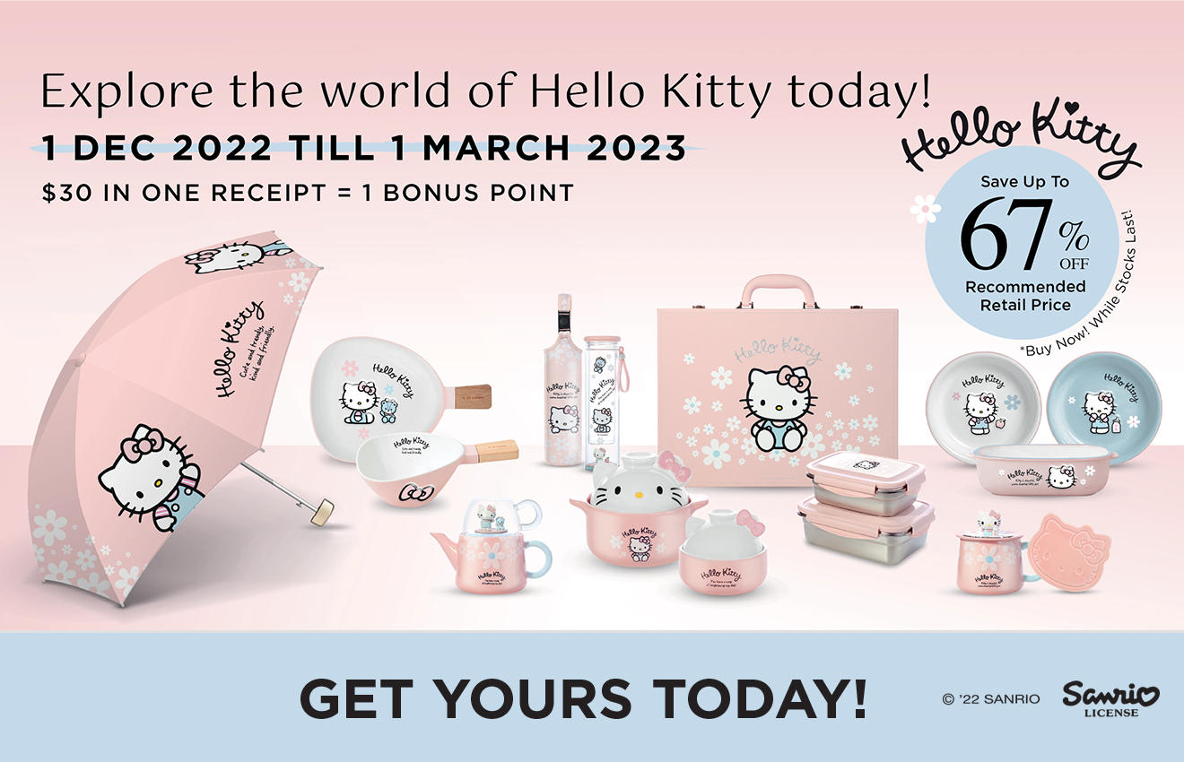 Exclusive Hello Kitty Collection for FairPrice Loyalty Programme