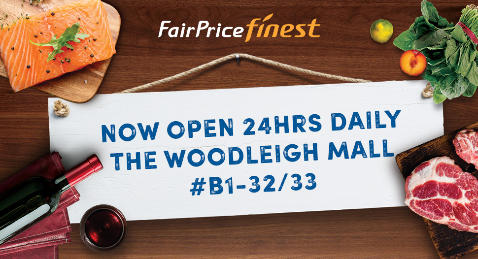 FairPrice Finest is now openat The Woodleigh Mall #B1-32/33