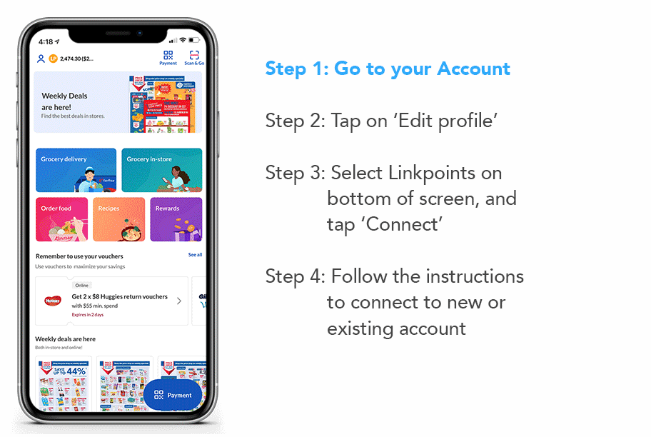 How to connect Plus! membership on the FairPrice Group app