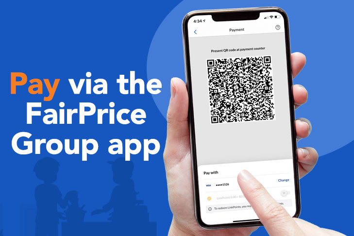 FairPrice app - Pay via the FairPrice Group app