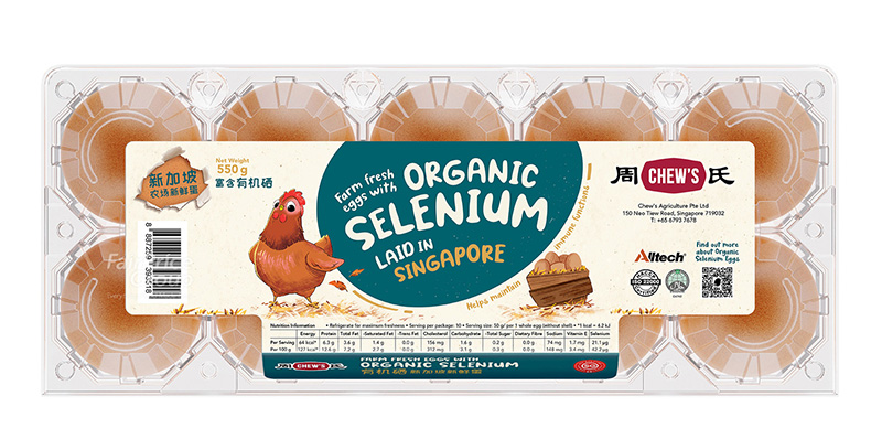 CHEW’S Fresh Eggs Organic Selenium