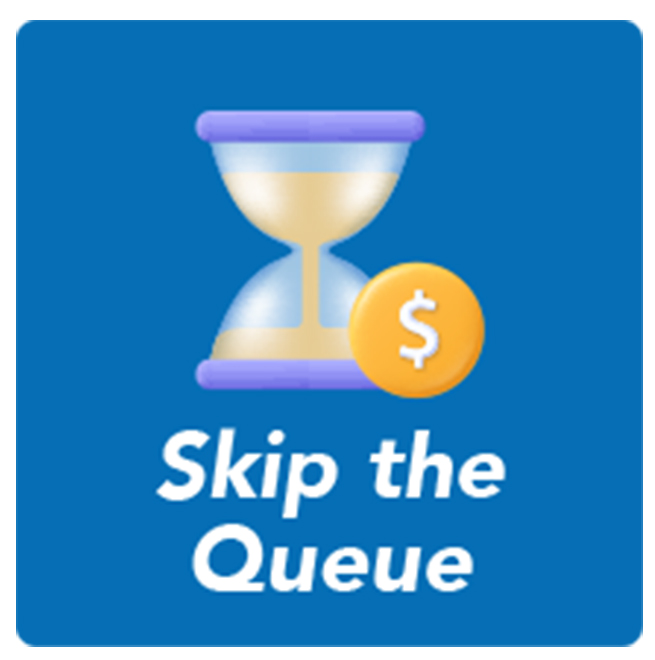Checkout in a few taps. Skip the queue with Scan & GO