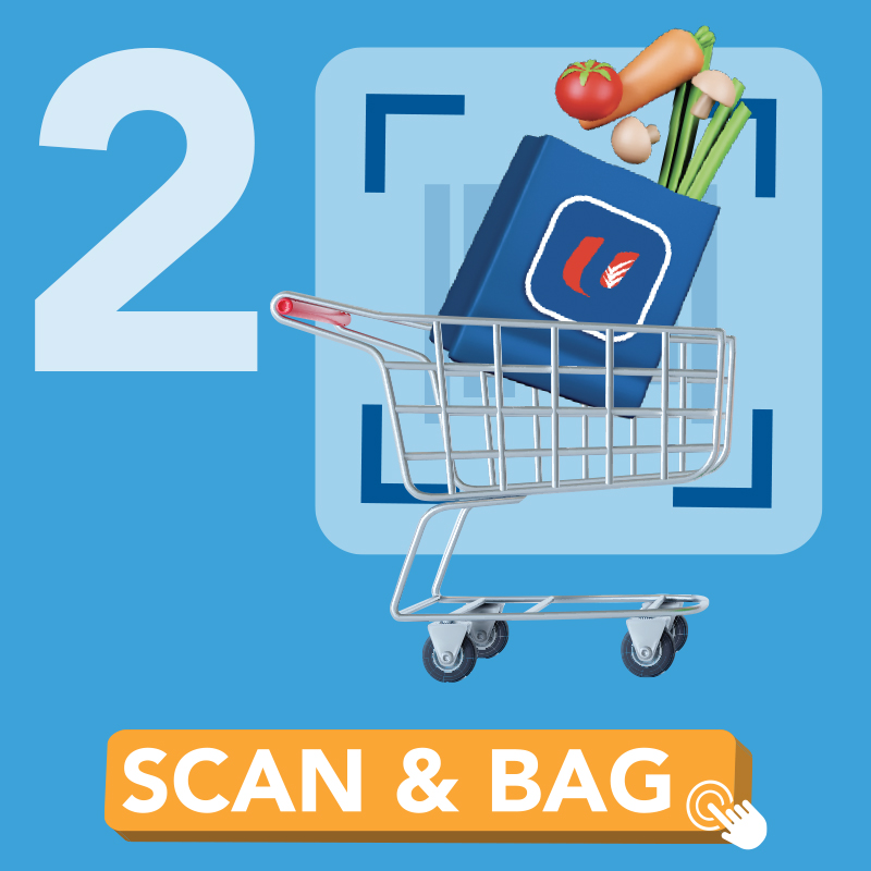 Scan & Bag when you use the Scan & Go function on FairPrice Group app