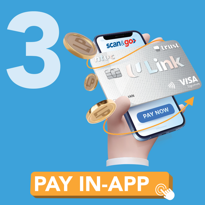 Pay in-app with one tap