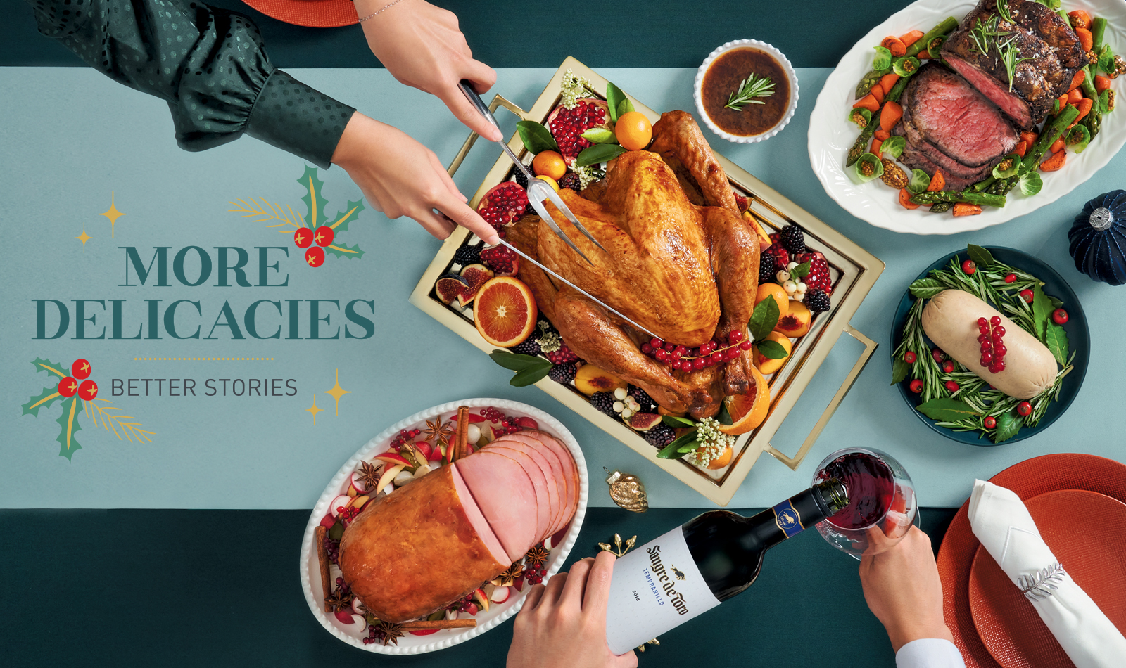 FairPrice Christmas Deli Order on the FairPrice Group app. Now available for home delivery or pick up in-store