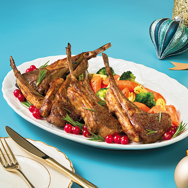 THE SOUP SPOON Grilled Lamb Chops With Truffle Balsamic Sauce - order your Christmas Deli on the FairPrice Group app
