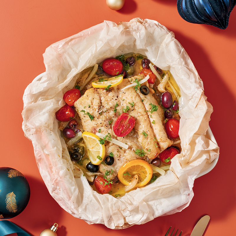 THE SOUP SPOON Tuscan Barramundi En Papilotte - order your Christmas Deli on the FairPrice Group app
