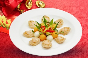 Baby Abalone with Dragon Pearls Recipe for Chinese New Year (CNY)
