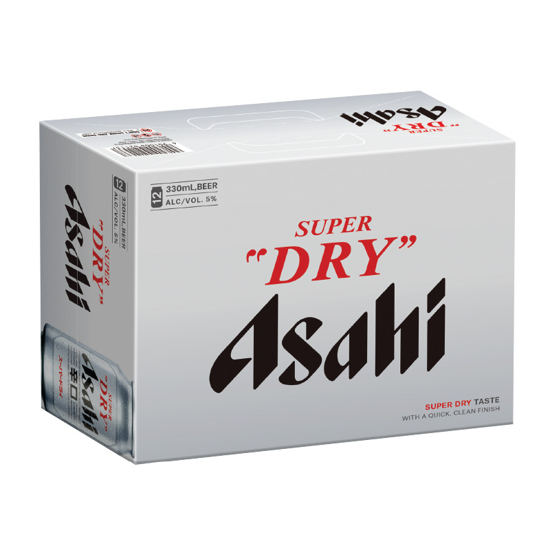 ASAHI Super Dry Canned Beer 12s x 330ml