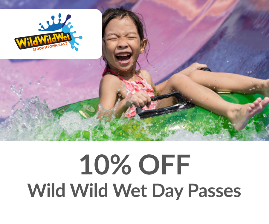 10% OFF Wild Wild Wet Day Passes