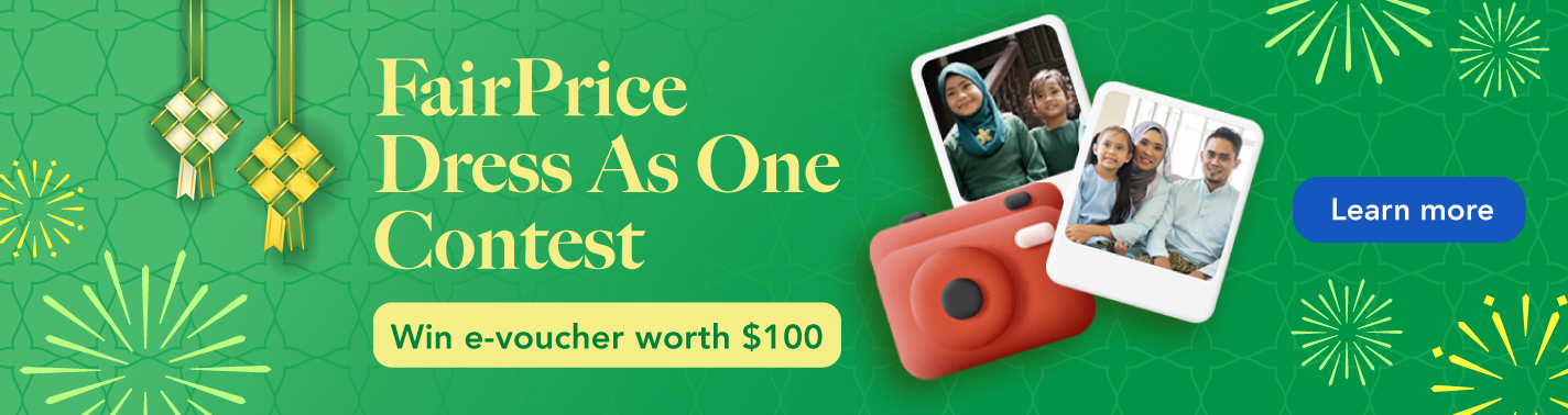 FairPrice Dress As One Contest Win e-voucher worth $100